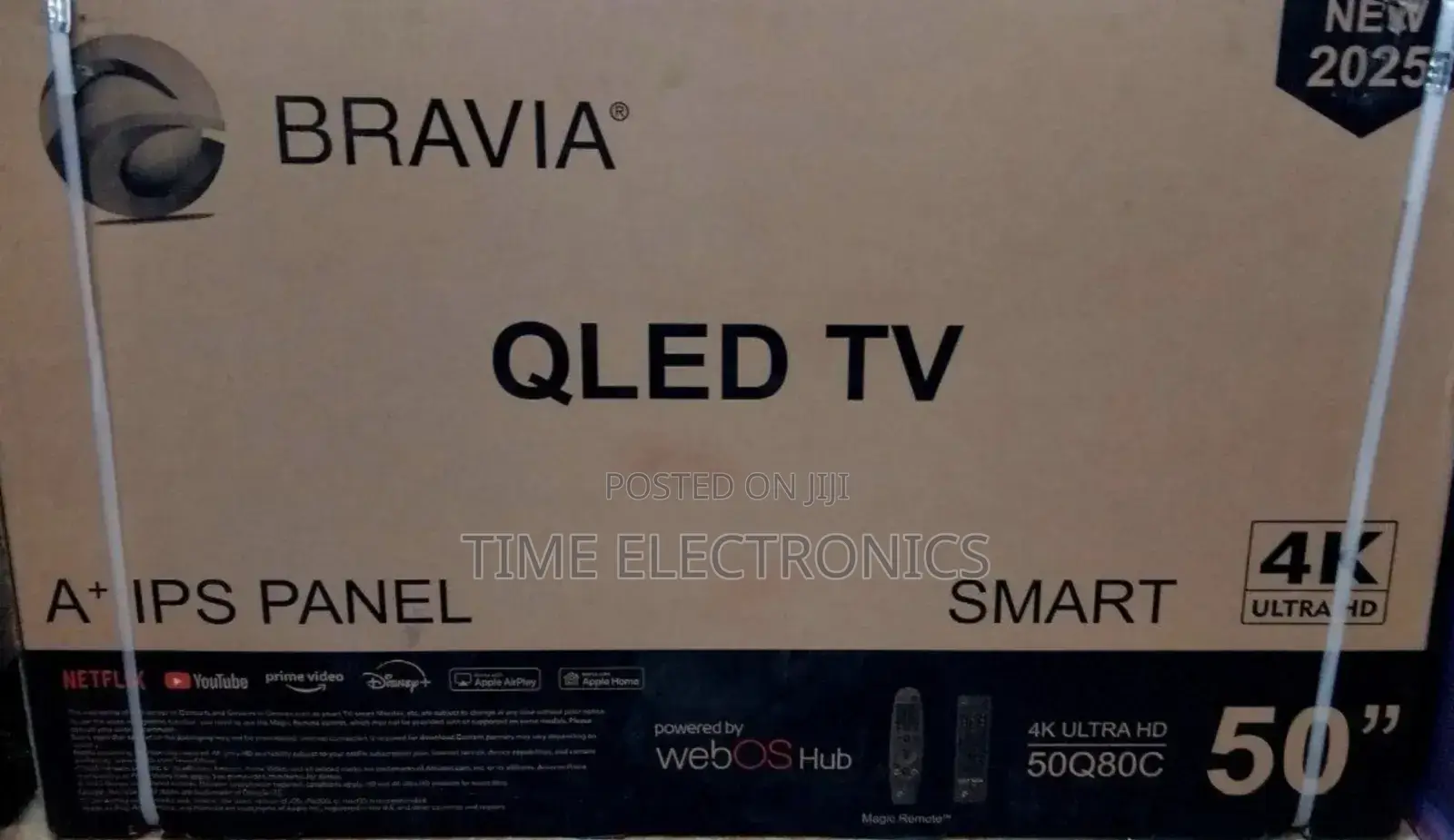 Bravia 50" Qled New 2026 Webos Hub Smart Tv 10 Years Warranty