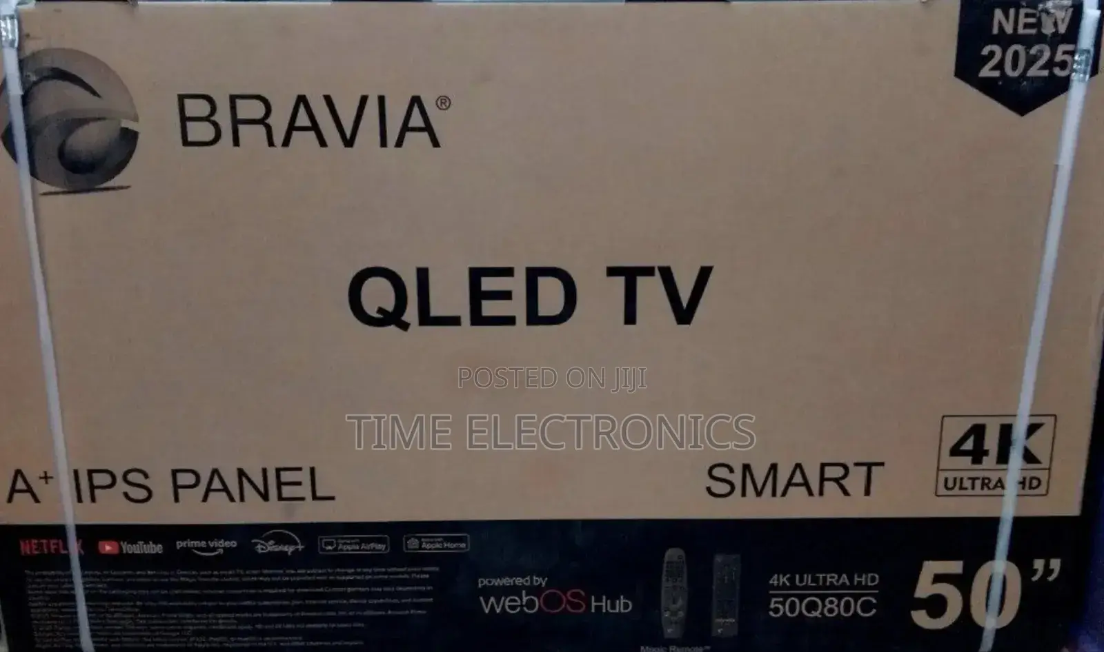 Bravia 50" Qled New 2026 Webos Hub Smart Tv 10 Years Warranty