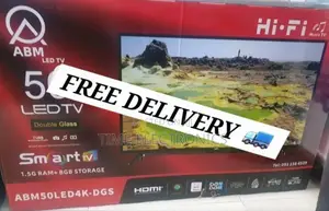 Abm 50" New 2026 Smart Tv 10 Years Warranty_free Delivery