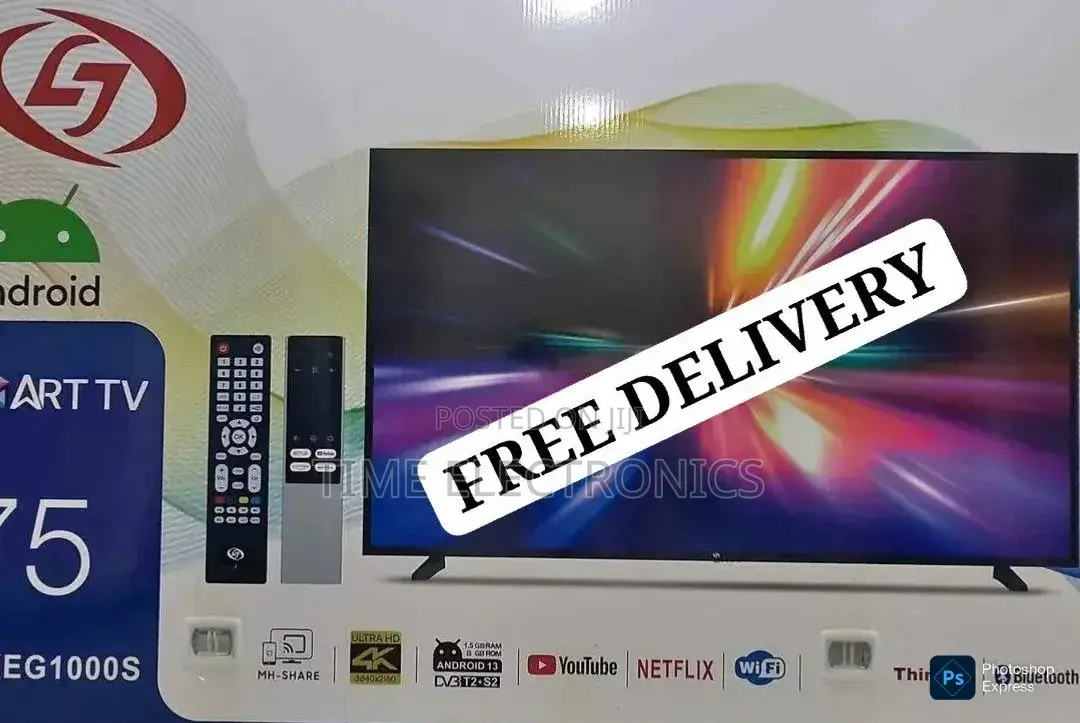 Lj 75" New 2026 Smart Android 15.0 Tv 10 Years Warranty