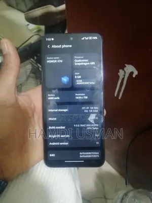 Honor X7d 256 GB Black