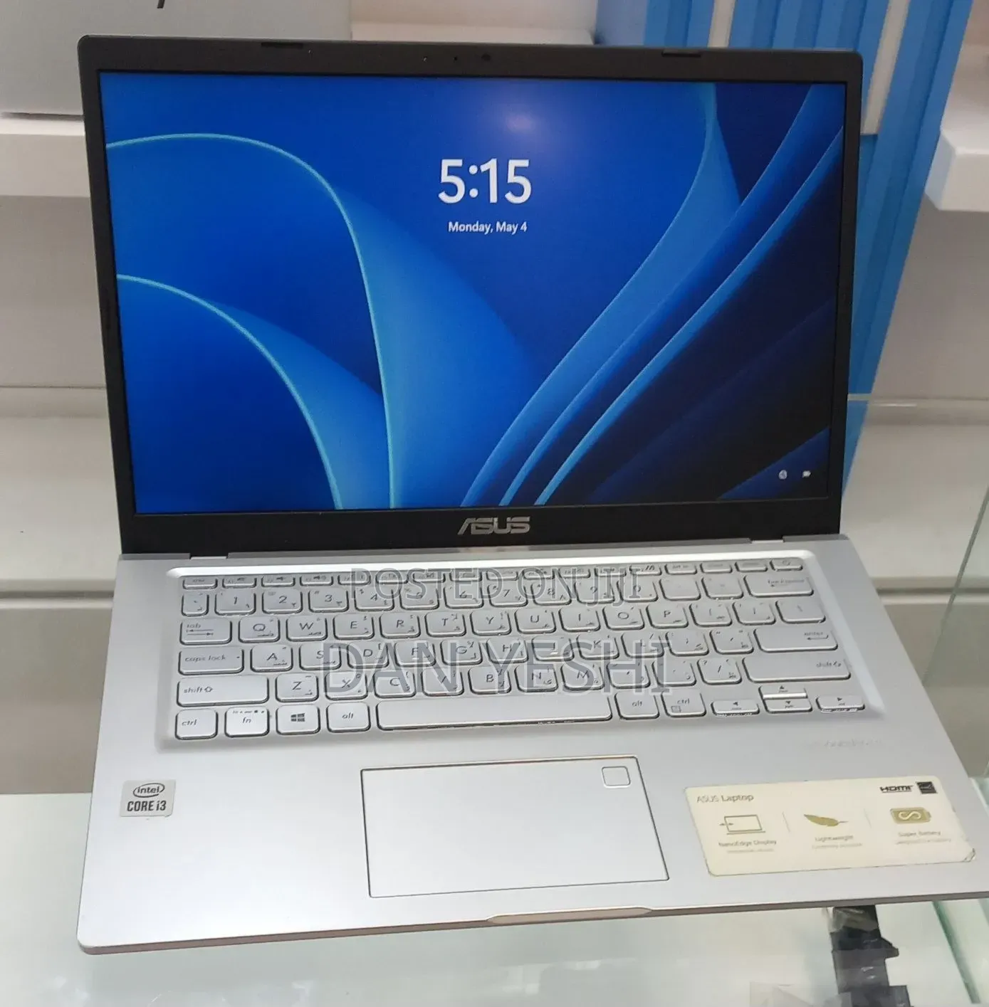 New Laptop Asus 4GB Intel Core i3 SSD 512GB