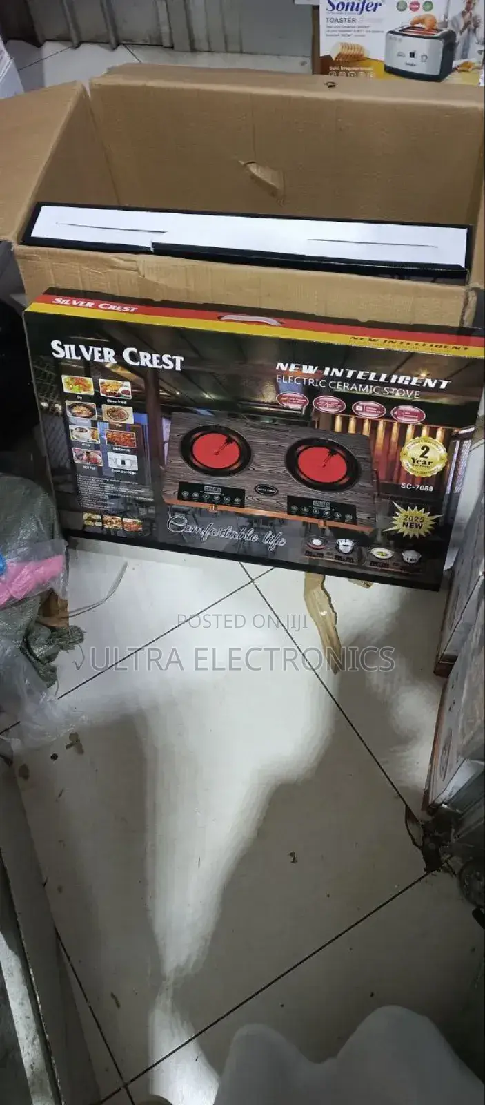 Stove Silver Crest New Intelligent Electric Ceramic Stove With Double