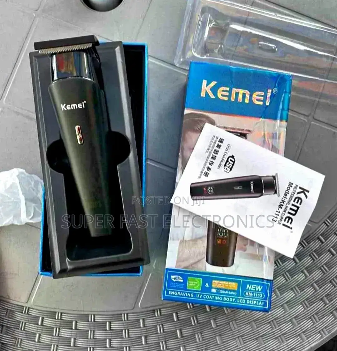 Kemei Km-1113 Professional Hair Clipper/Trimmer