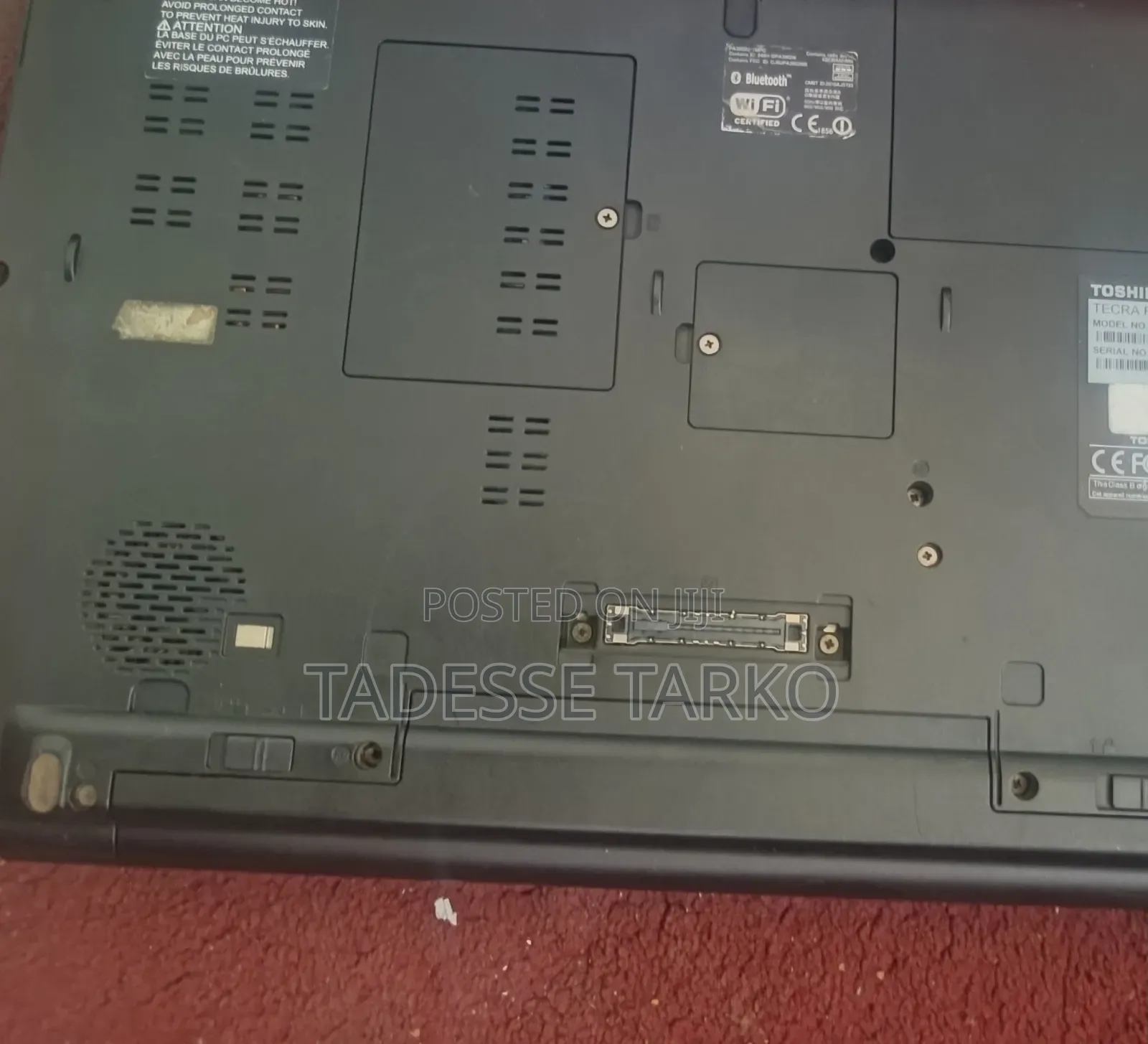 New Laptop Toshiba 4GB Intel Core i5 HDD 500GB