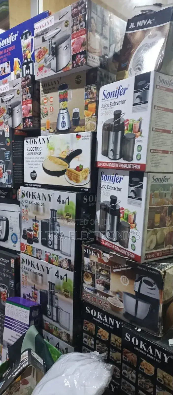Juicer Extractor, Sokany 4-in-1 Model Sk-4009, Featuring an 800-Watt