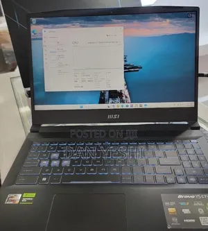 New Laptop MSI 16GB AMD Ryzen 5 SSD 512GB