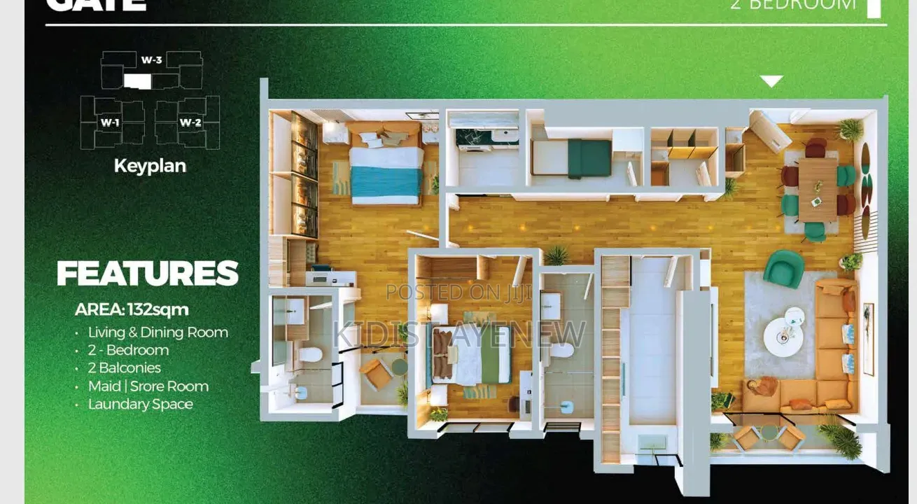 2bdrm Apartment in Kirkos for sale