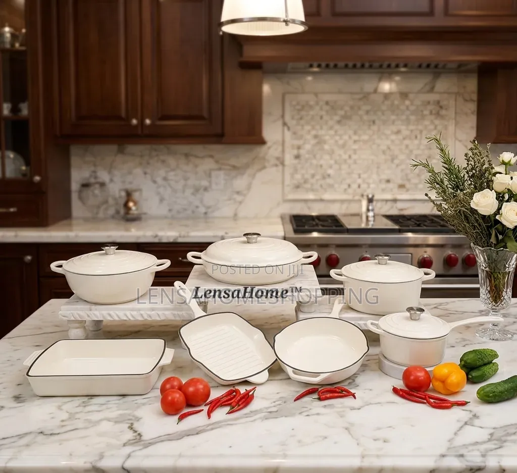 Seven PCS Cast Iron Set