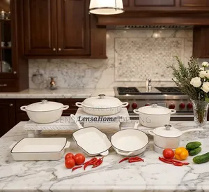 Seven PCS Cast Iron Set