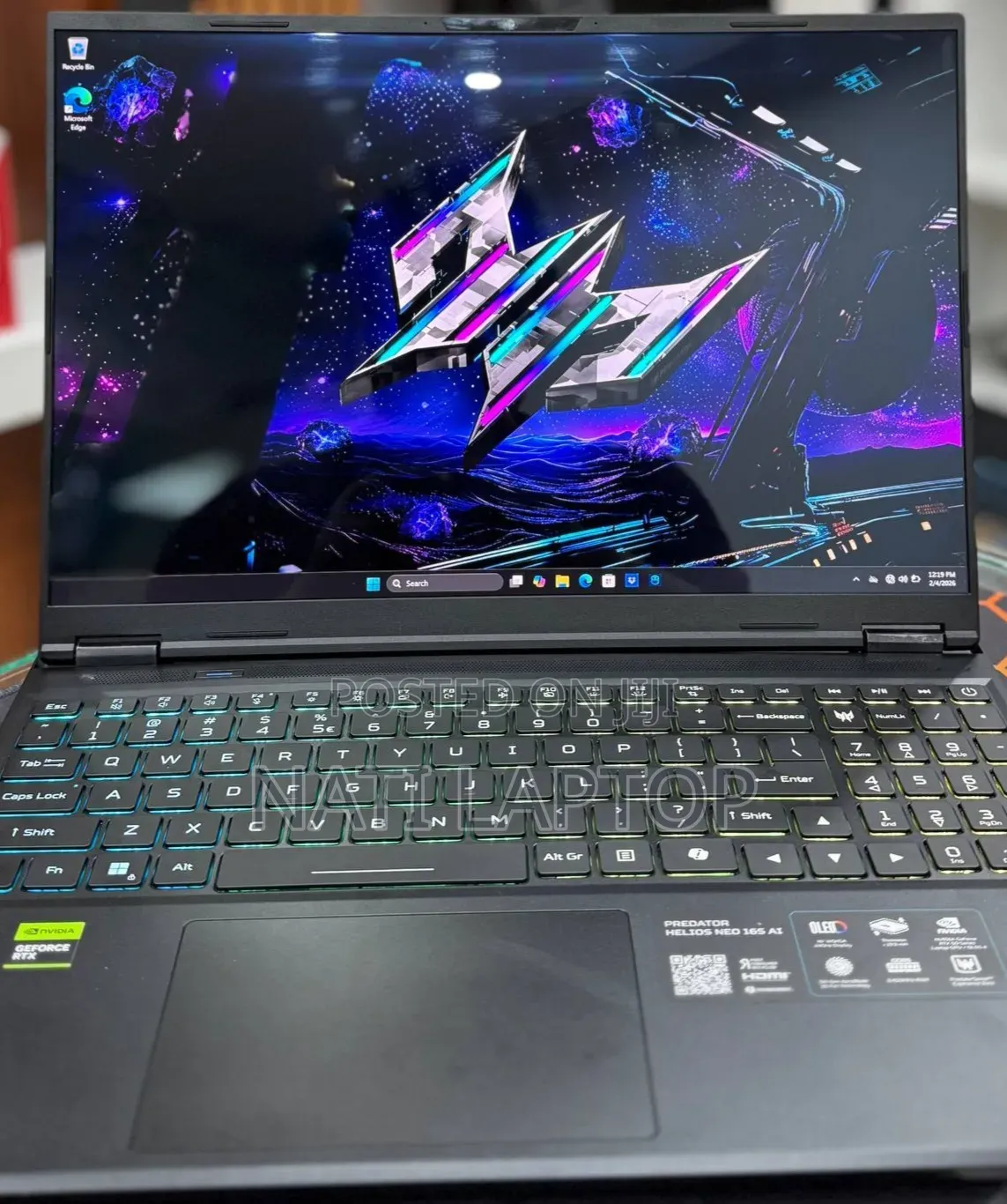 New Laptop Acer Predator Helios 300 32GB Intel Core Ultra 9 SSD 1T