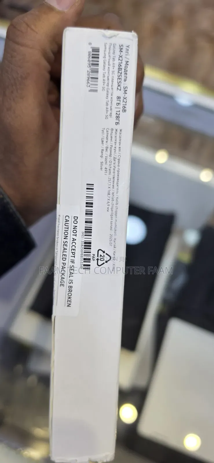 New Samsung Galaxy Tab A9+ 128 GB Silver