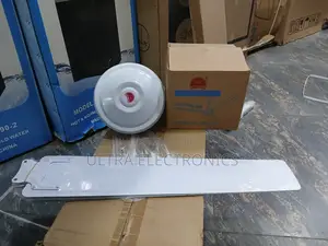 የጣራ ፊን Changli Crown 56-Inch White Ceiling Fan Packaged in a Cardboard