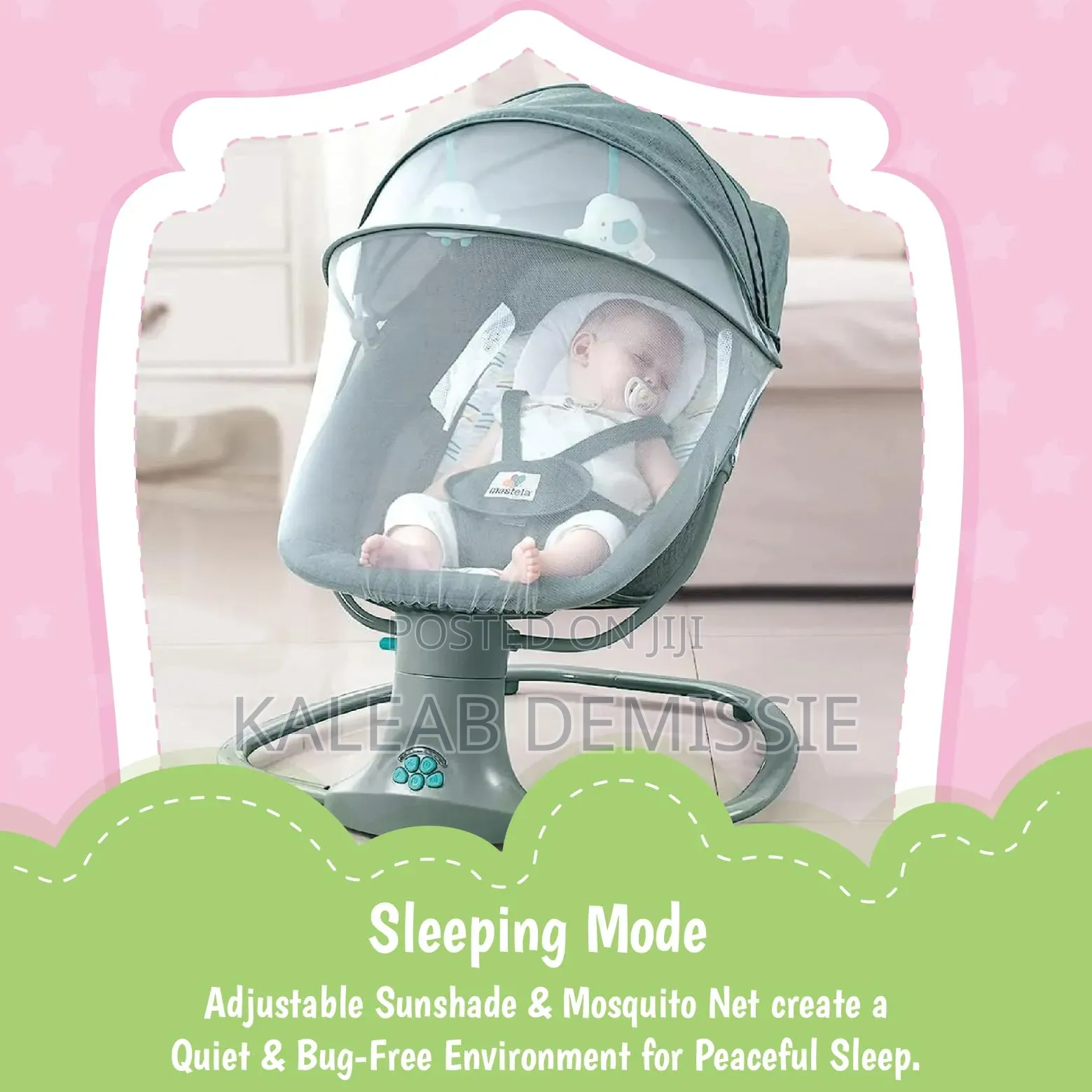 Mastela 3-in-1 Deluxe Multi-function Bassinet/Swing