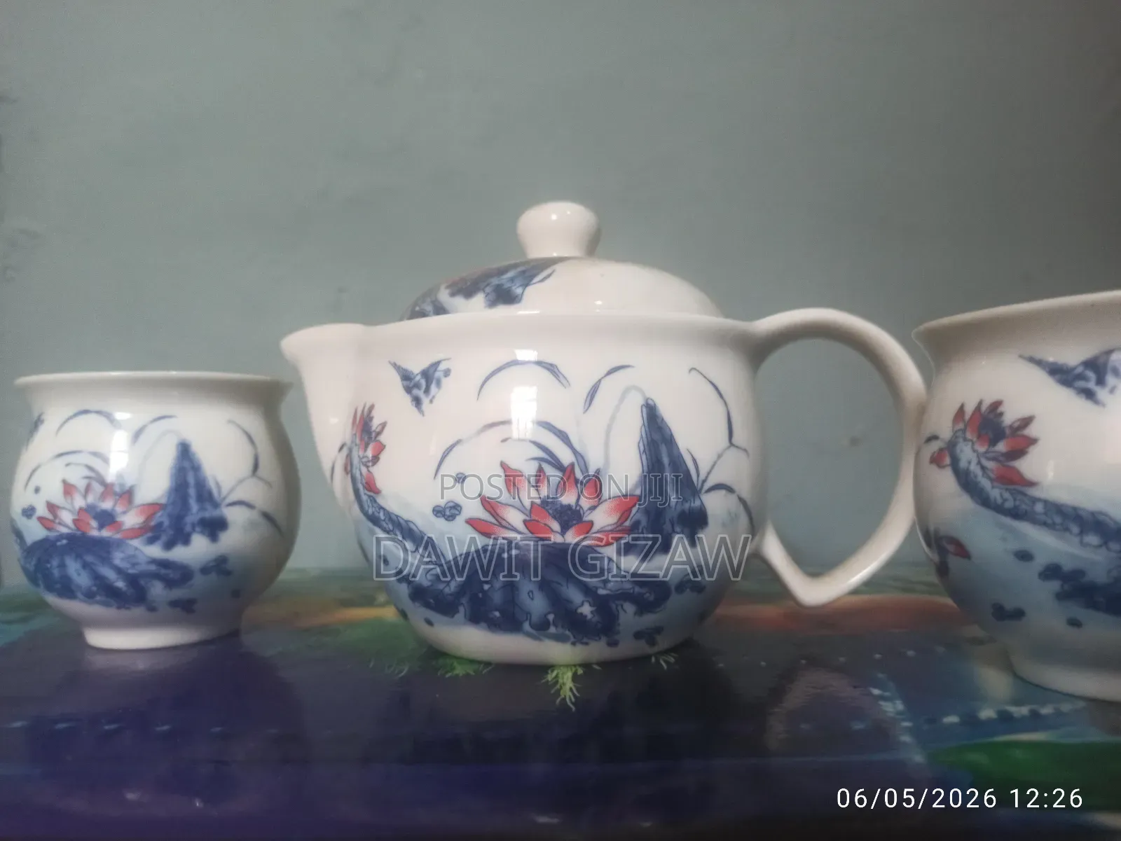 Retro Chinese Kung Fu Ceramic Teapot