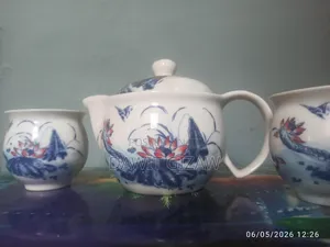 Retro Chinese Kung Fu Ceramic Teapot