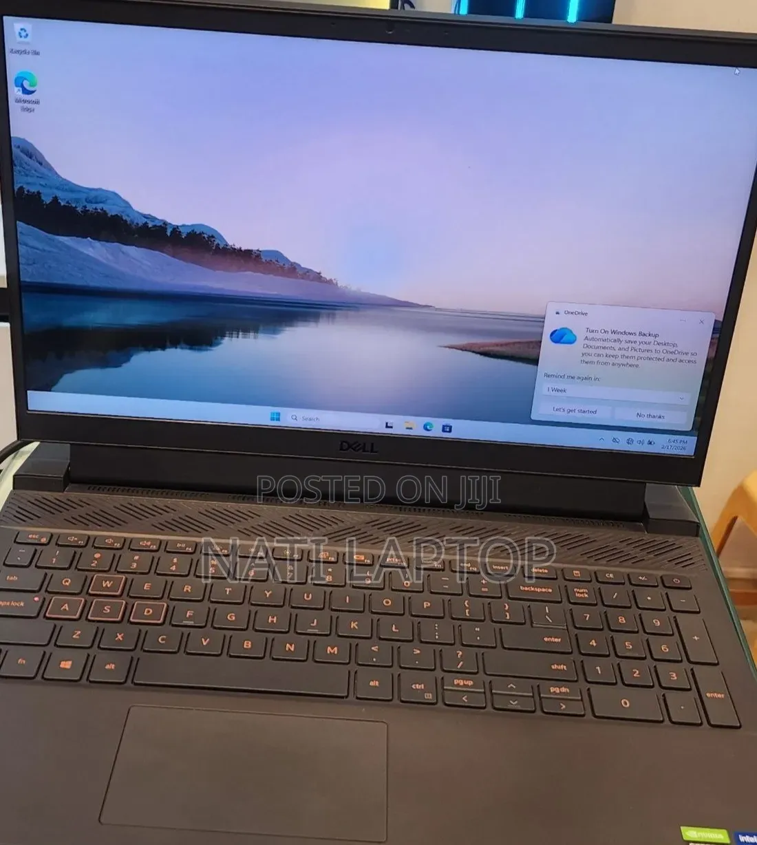 New Laptop Dell G15 5511 16GB Intel Core i7 SSD 512GB