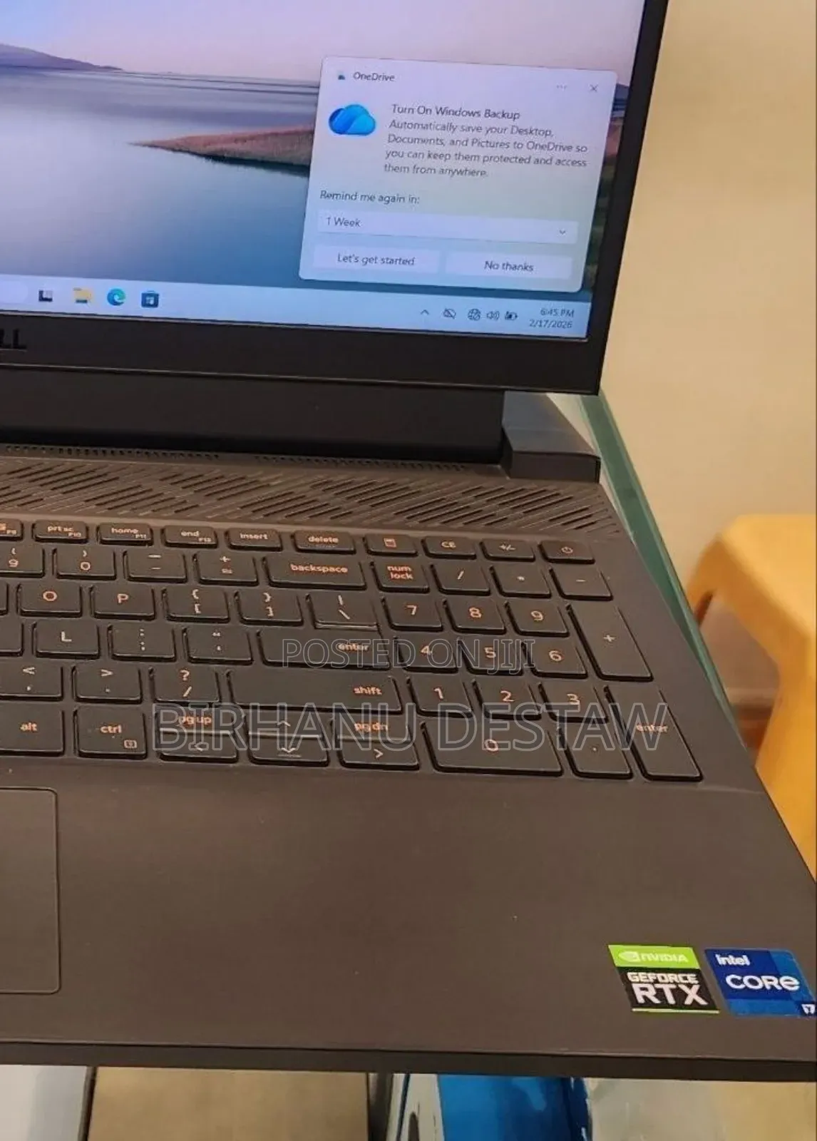 New Laptop Dell 16GB Intel Core i7 SSD 512GB