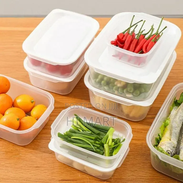 5pcs Strong Plastic Food Storage Containers