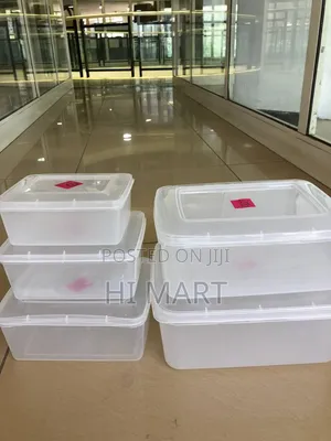 5pcs Strong Plastic Food Storage Containers