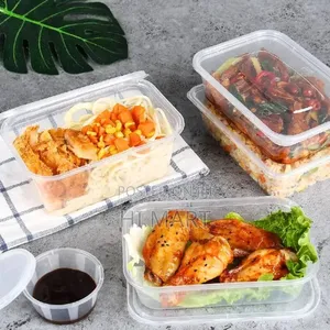 5pcs Strong Plastic Food Storage Containers