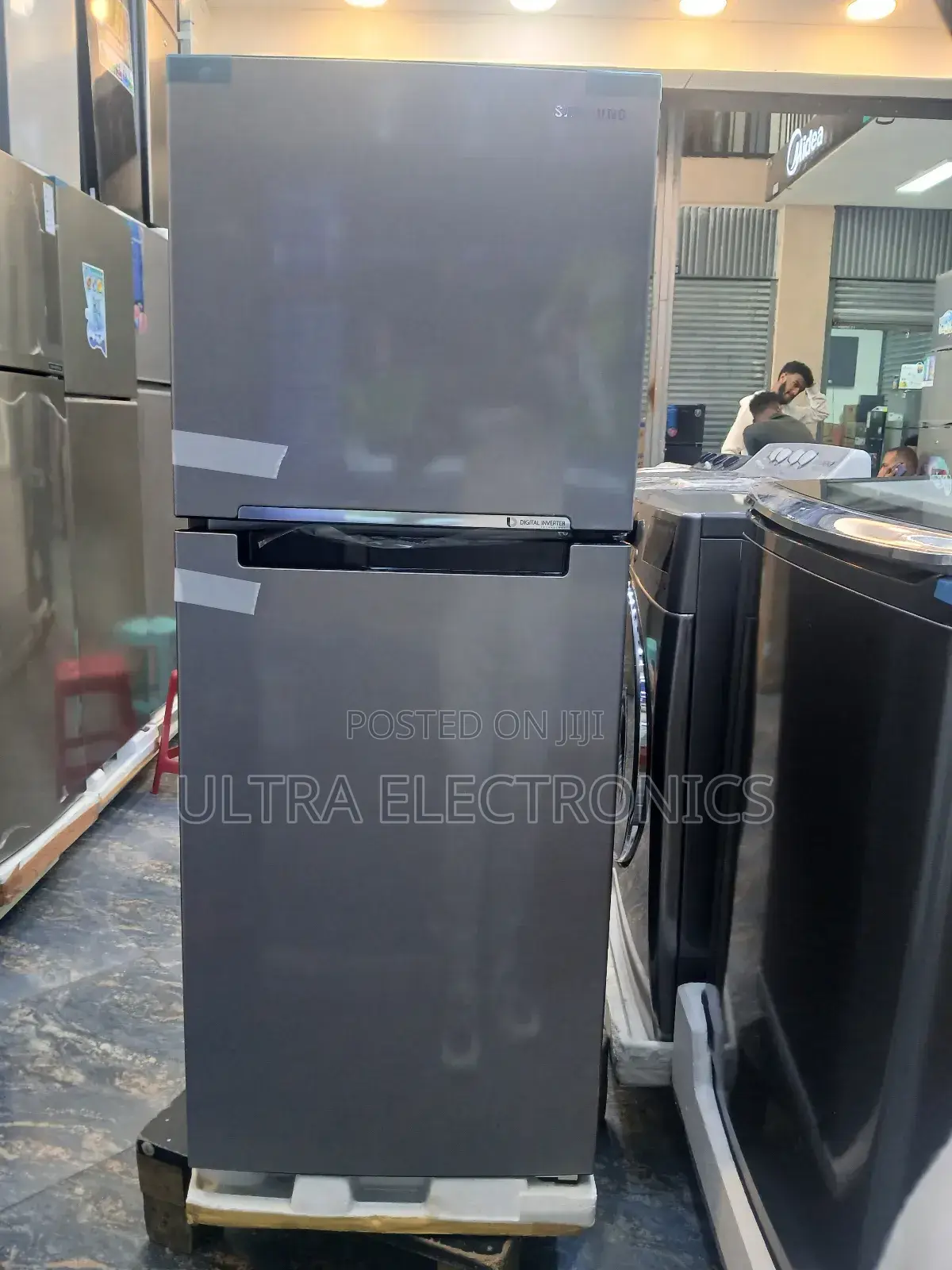 Samsung Refrigerator,Top-Mount Likely A260l Model Featuring a Digital