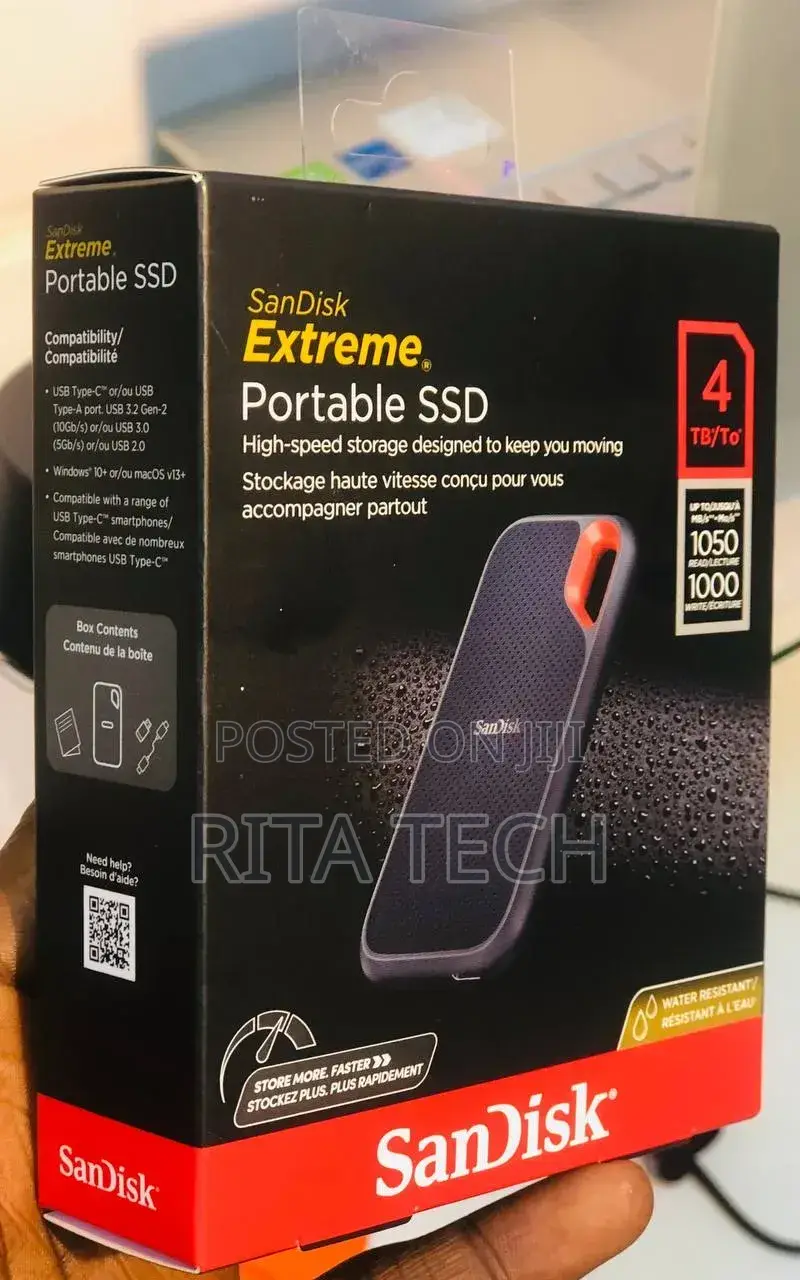 Sandisk Portable SSD – 4tb