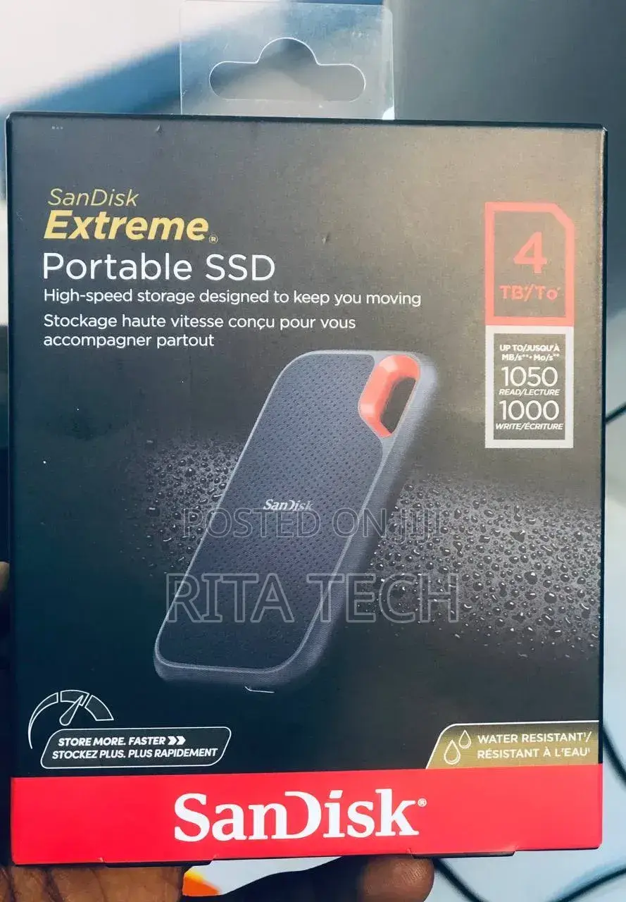 Sandisk Portable SSD – 4tb