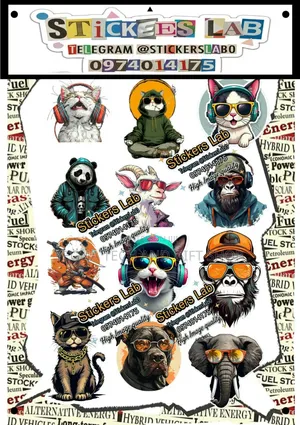 Stickers High Quality 4500 Different Options