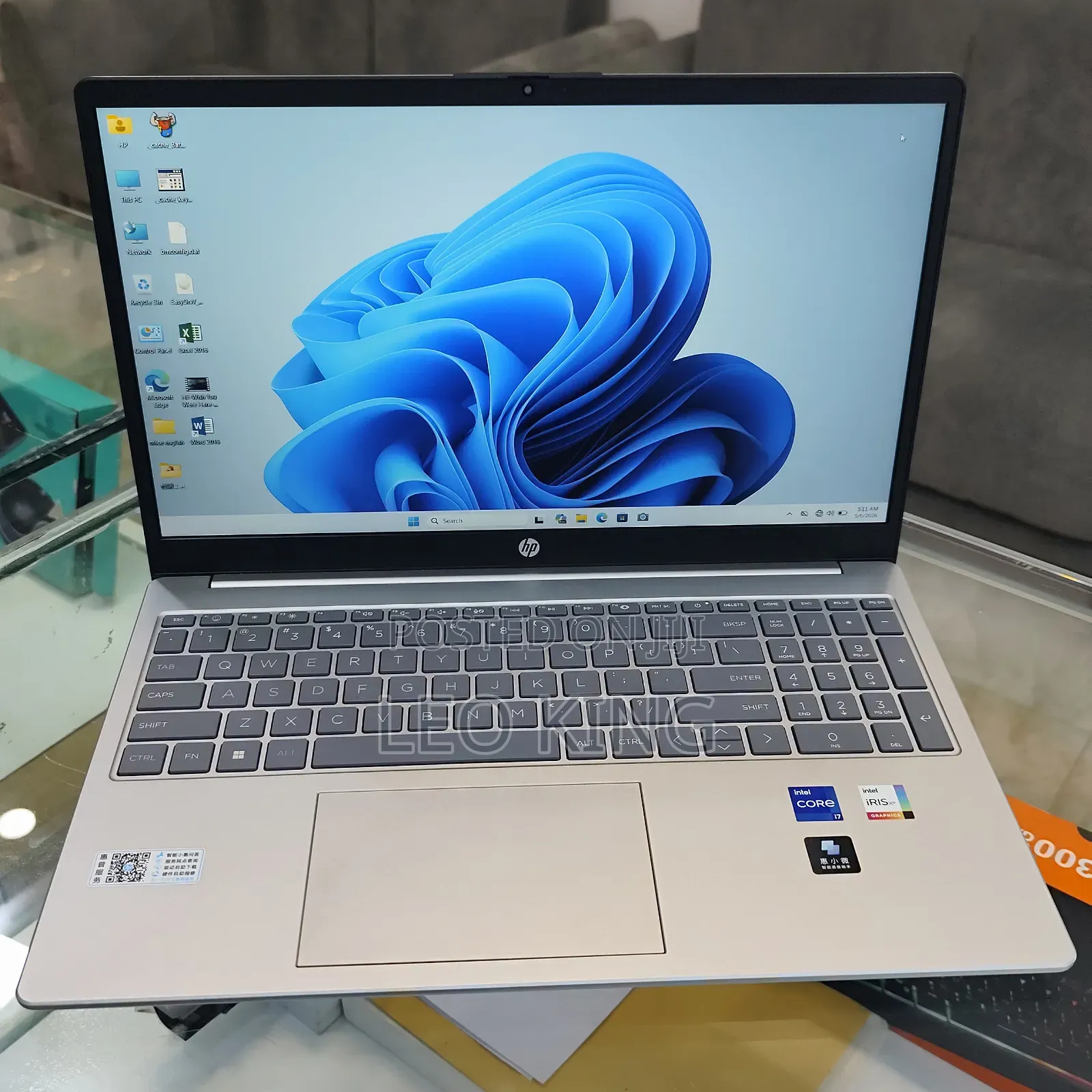 New Laptop HP 15-dw1197nia 16GB Intel Core i7 SSD 1T