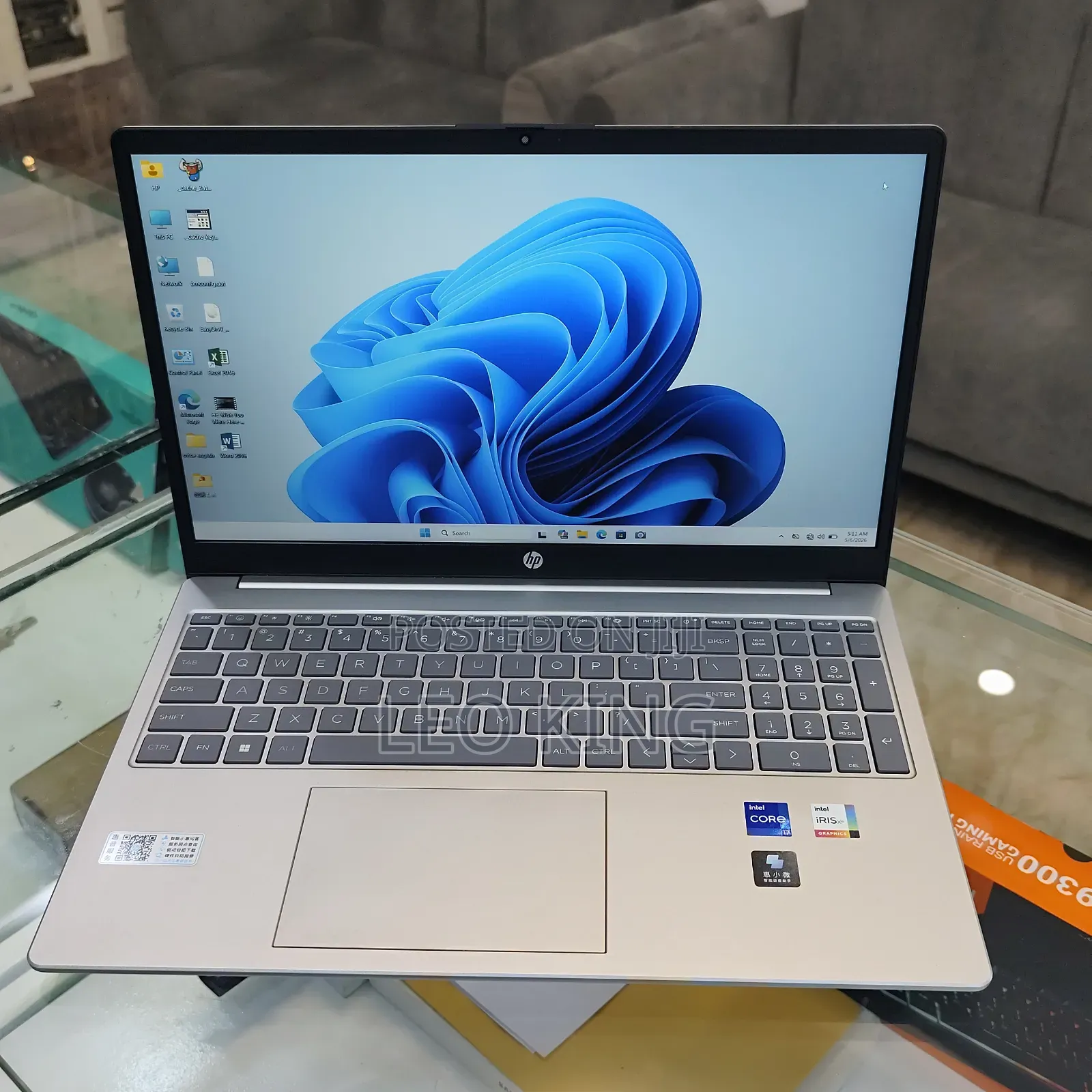 New Laptop HP 15-dw1197nia 16GB Intel Core i7 SSD 1T