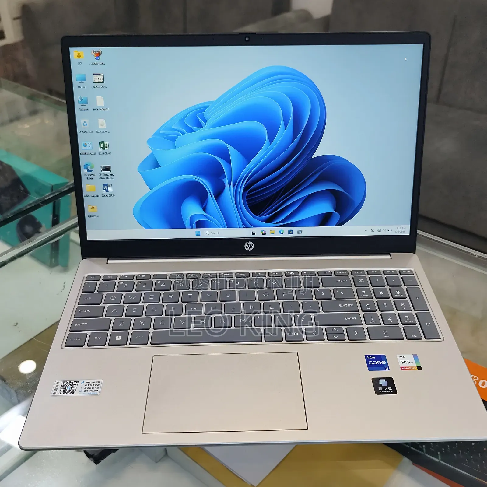 New Laptop HP 15-dw1197nia 16GB Intel Core i7 SSD 1T