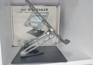 360° Adjustable Laptop Stand – Full Rotation Height Control!