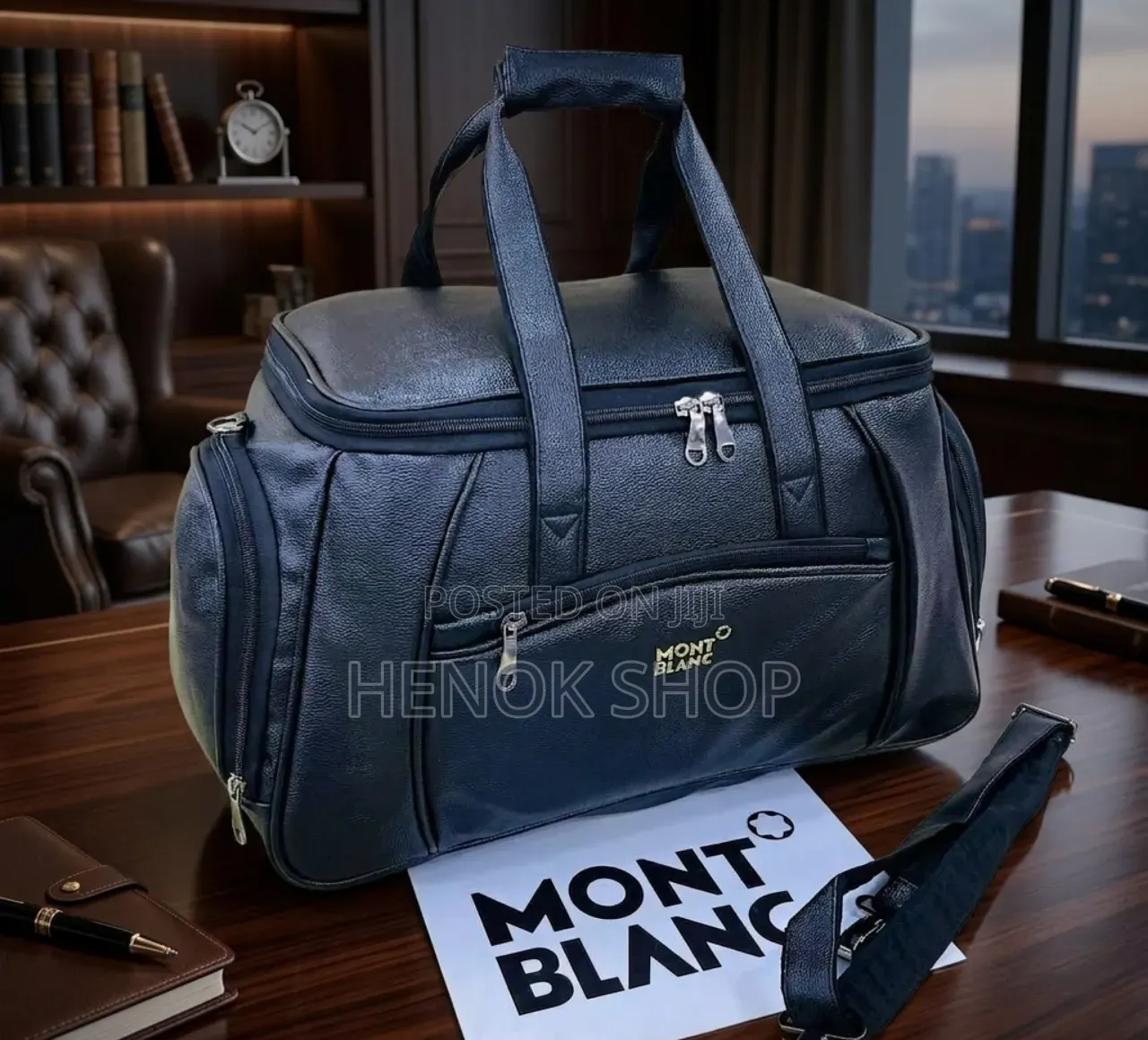 ሞንት ብላንክ (Mont Blanc) የቅንጦት የጉዞ ቦርሳ፦ ለስኬታማ ጉዞዎ የተመረጠ የክብር ምልክት!