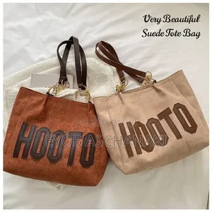 *Imported Very Stylish Beautiful Hooto Suede Tote Bag*