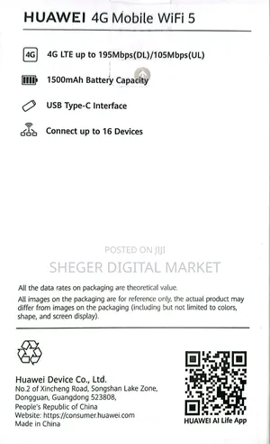 Huawei 4g Mobile Wifi 5