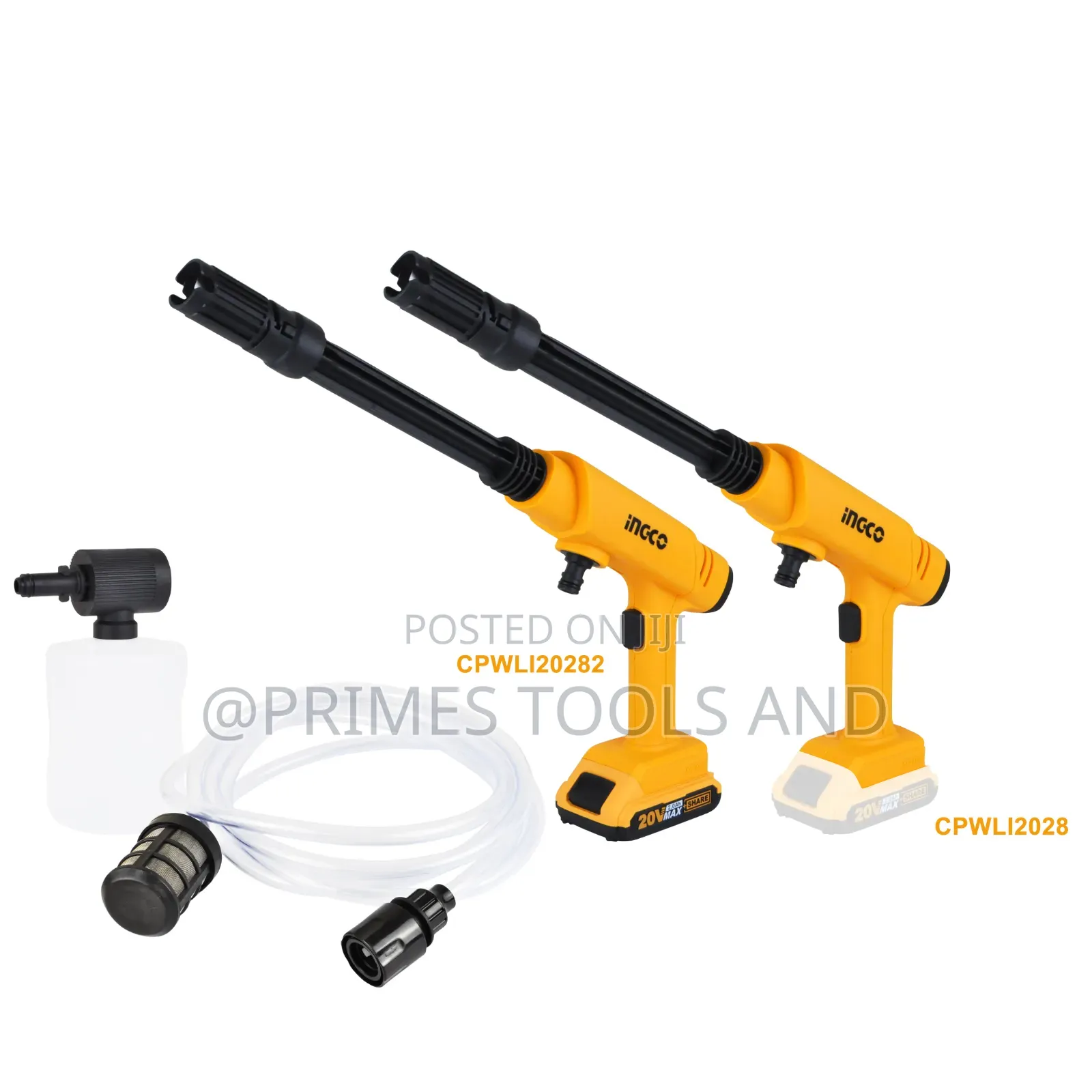 Ingco Lithium-Ion Pressure Washer (20v P20s)