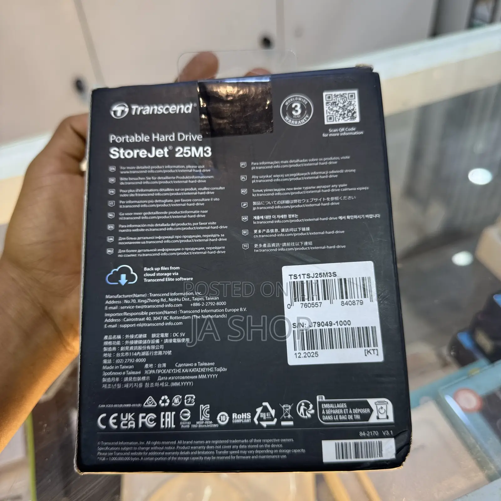 Transcend 1 Tera