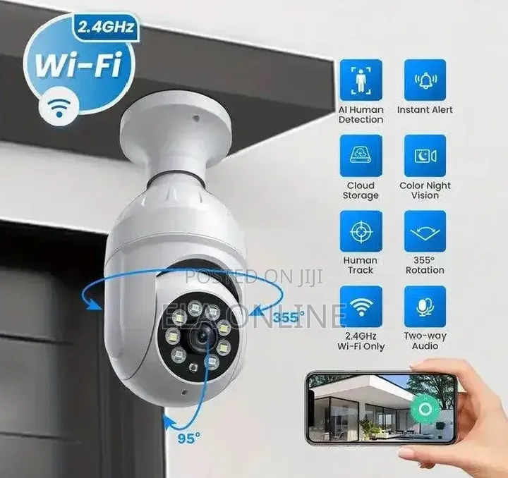 Smart Security Camera የካልስ E27pro-4g ስማርት ካሜራ