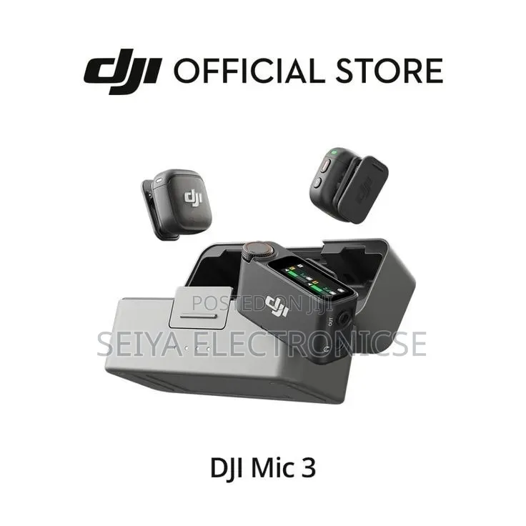 Dji Mic 3, a Professional Wireless Microphone System