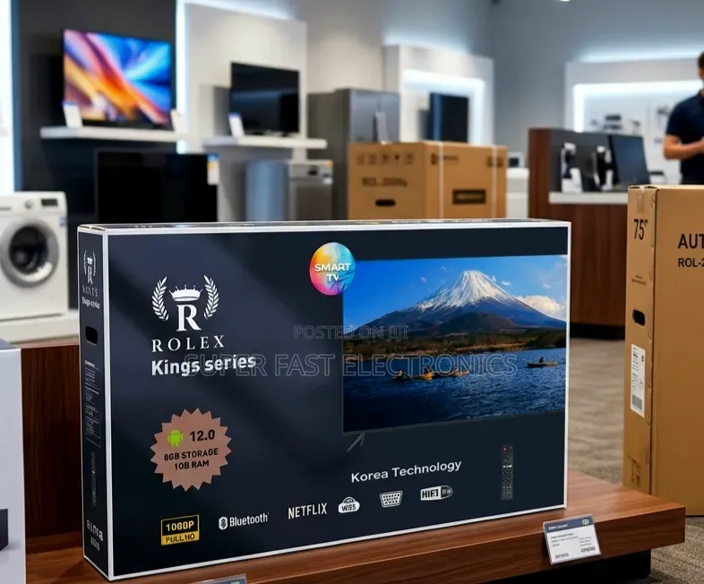 Rolex 43 Inch Tv Kings Series" Smart Korea Technology Tv