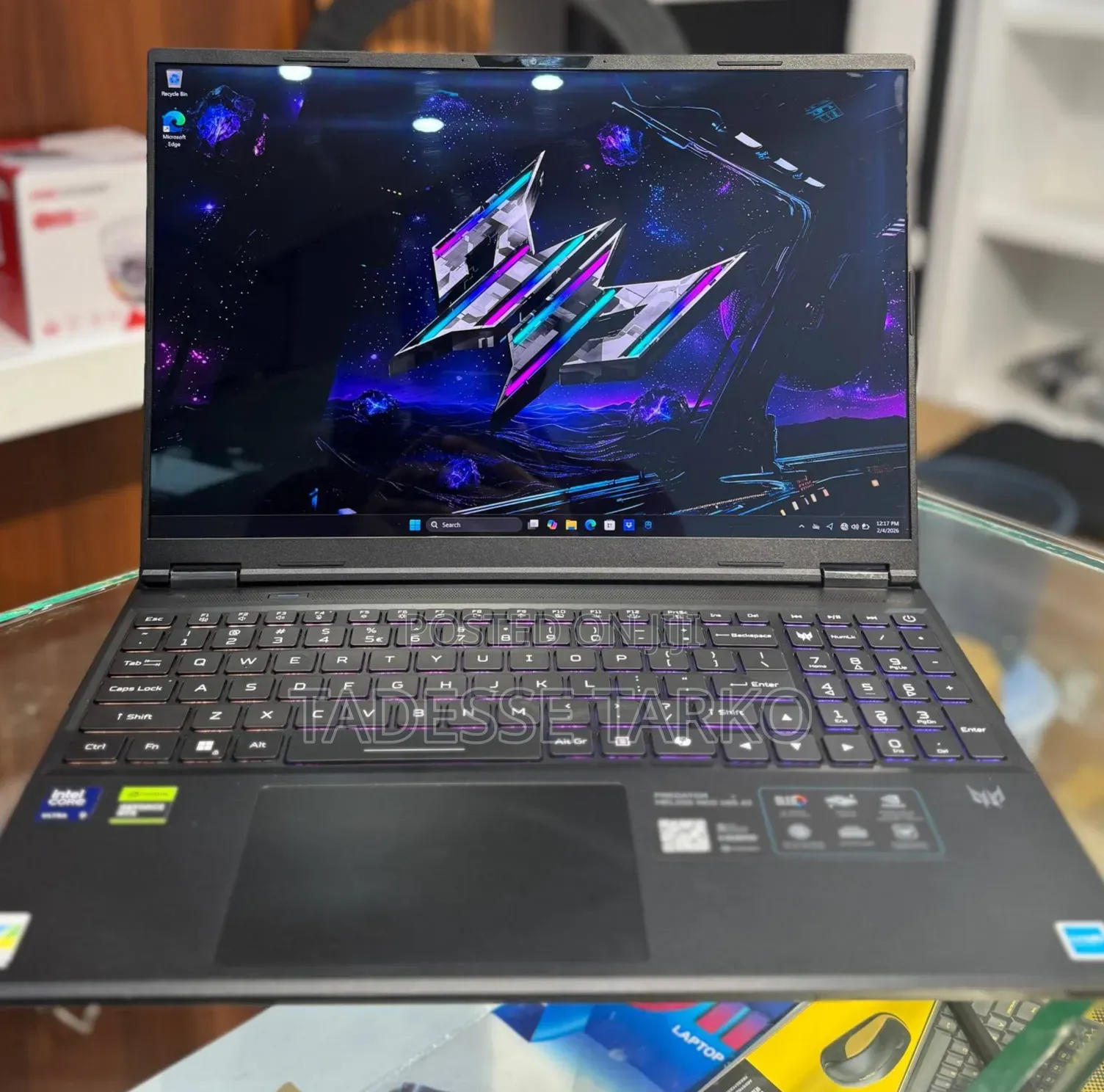 New Laptop Acer Predator Helios Neo 16 32GB Intel Core Ultra 9 SSD 1T
