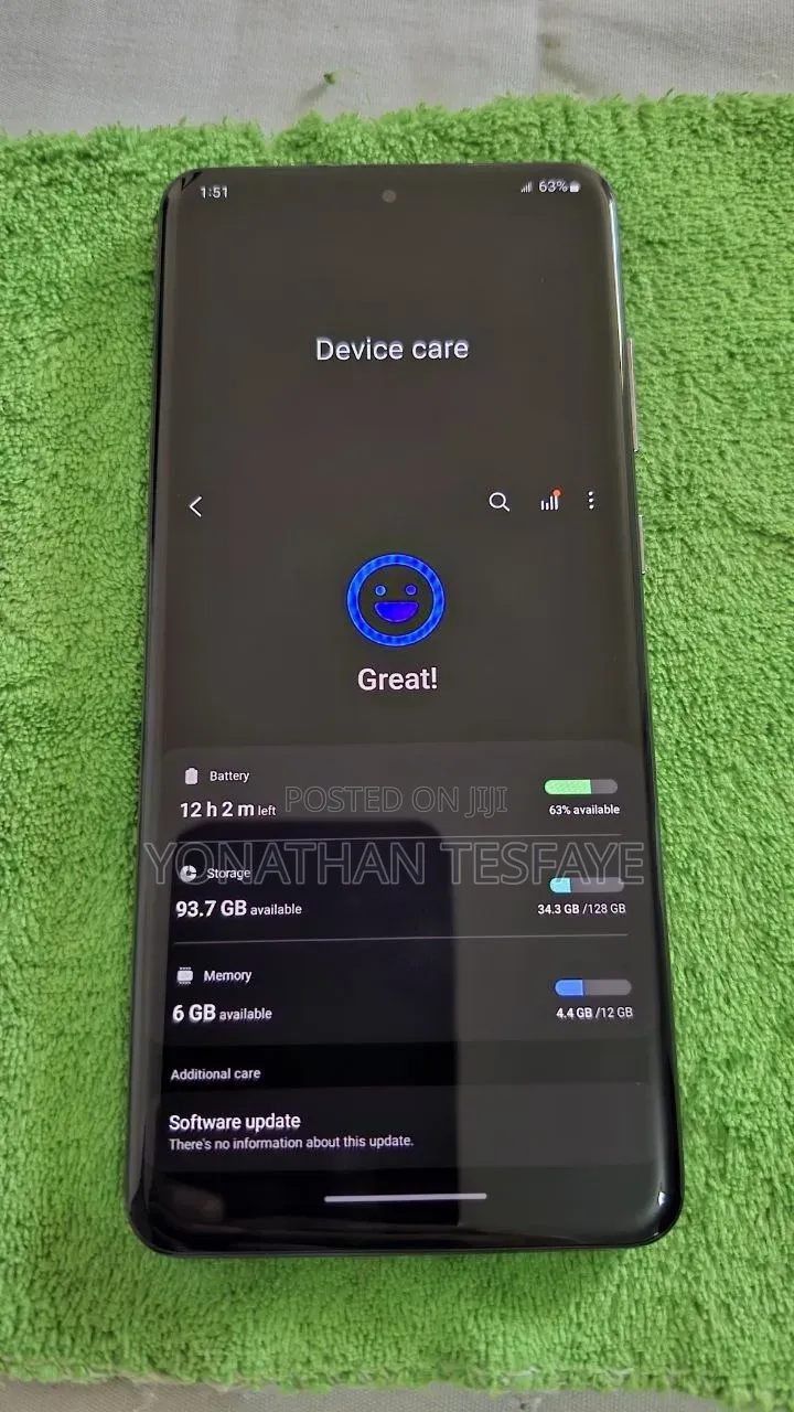 Samsung Galaxy S20 Ultra 5G 128 GB Black