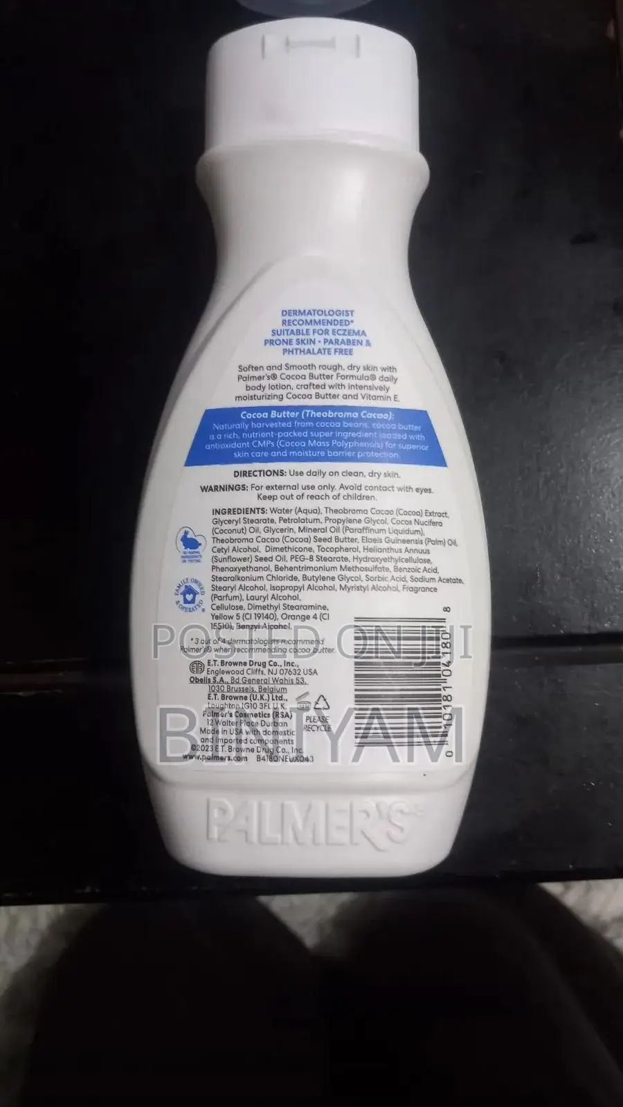 Palmer’S Cocoa Butter Lotion – Smooth Moisturized Skin