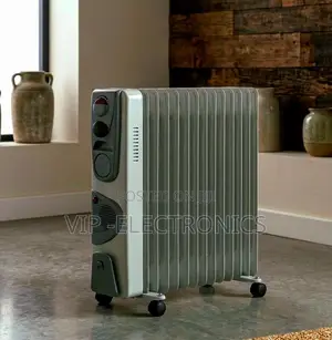Nikura Room Heater 11fin Oil Filled Electric Radiator 2500w High Power