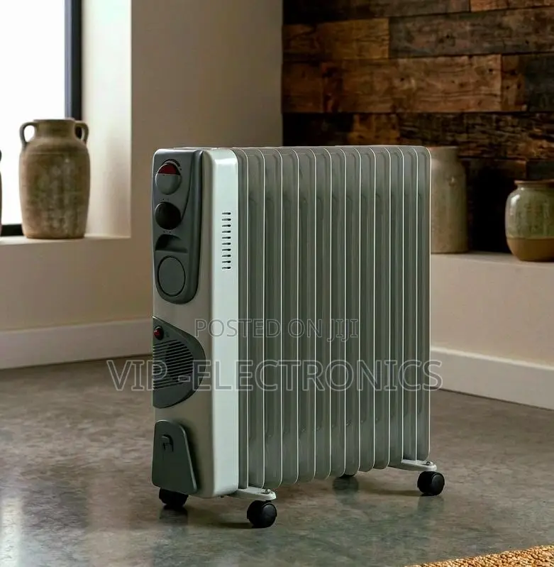 Nikura Room Heater 11fin Oil Filled Electric Radiator 2500w High Power