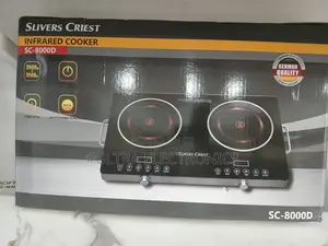 Silver Crest Sc-8000d Dual-Burner Infrared Cooker.