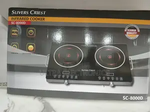 Silver Crest Sc-8000d Dual-Burner Infrared Cooker.
