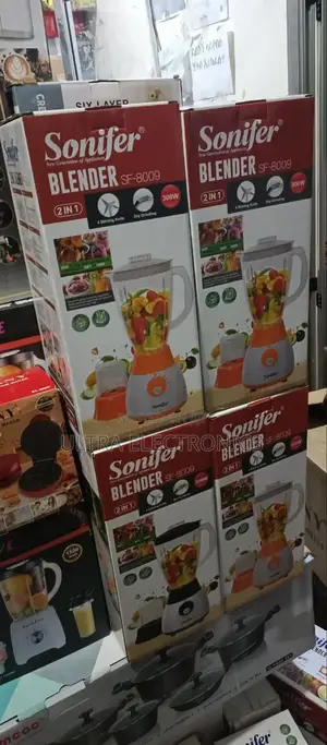 Sonifer Sf-8009 2-in-1 Blender Units Featuring a 1.5-Liter Capacity,