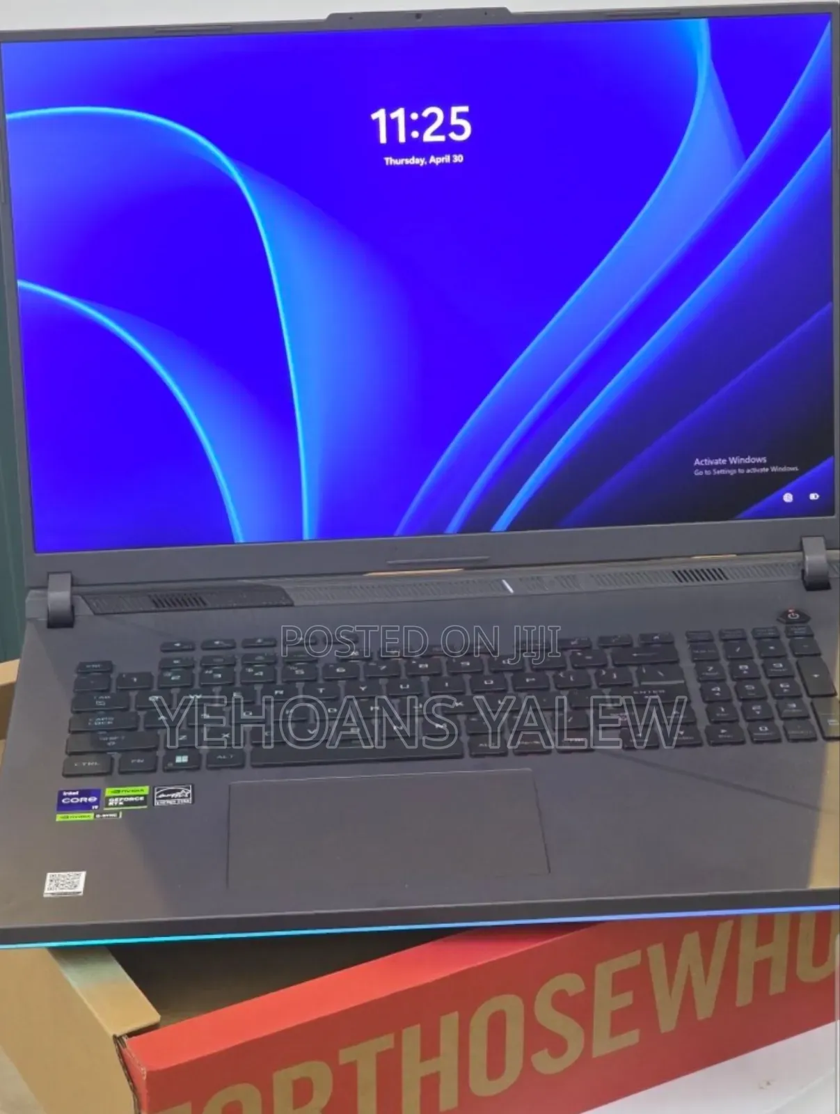 New Laptop Asus ROG Strix G17 16GB Intel Core i9 SSD 1T